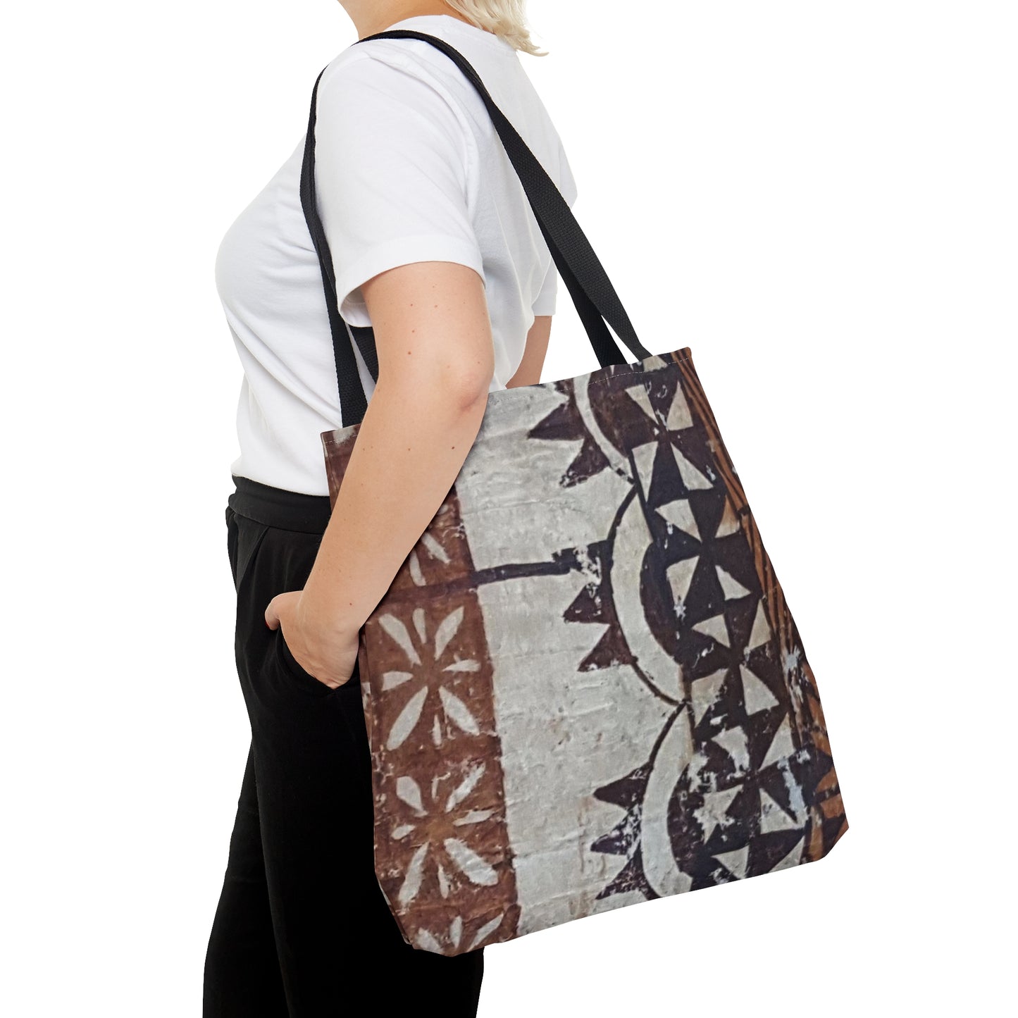 Tapa Print Tote Bag