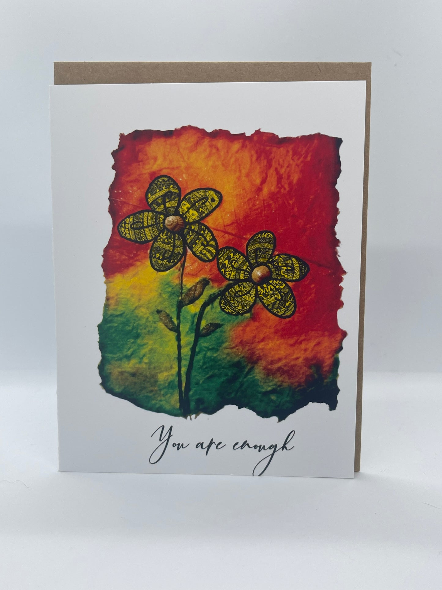 You are Enough Greeting Card - Blank note card