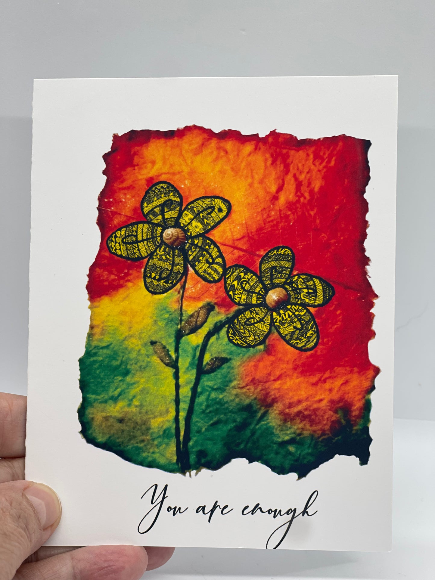 You are Enough Greeting Card - Blank note card