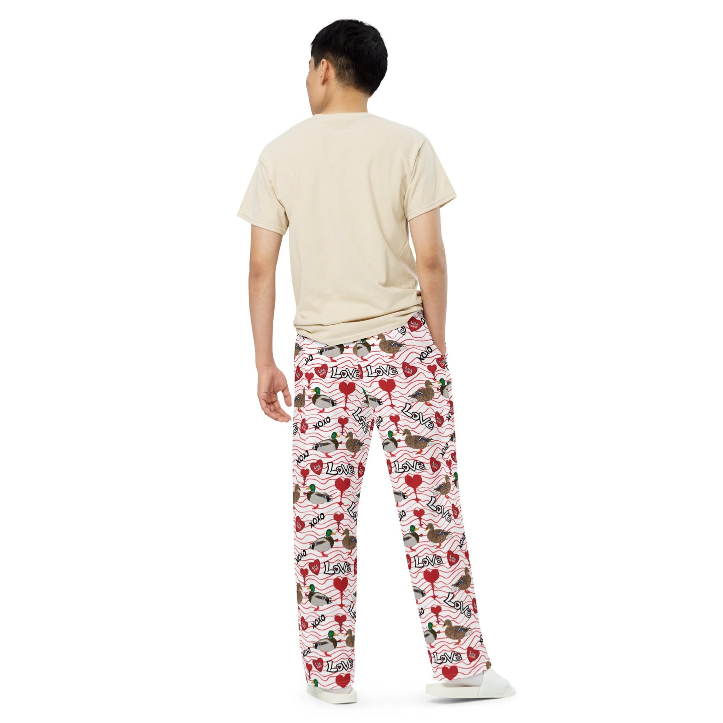 All - over print unisex wide - leg pants - Squirrellyartmama