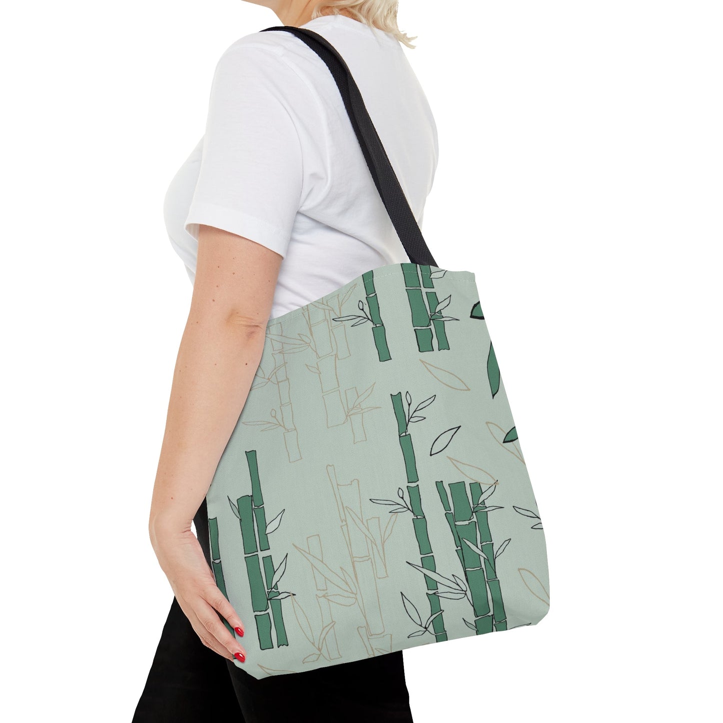 Bamboo Sage Tote Bag - Squirrellyartmama