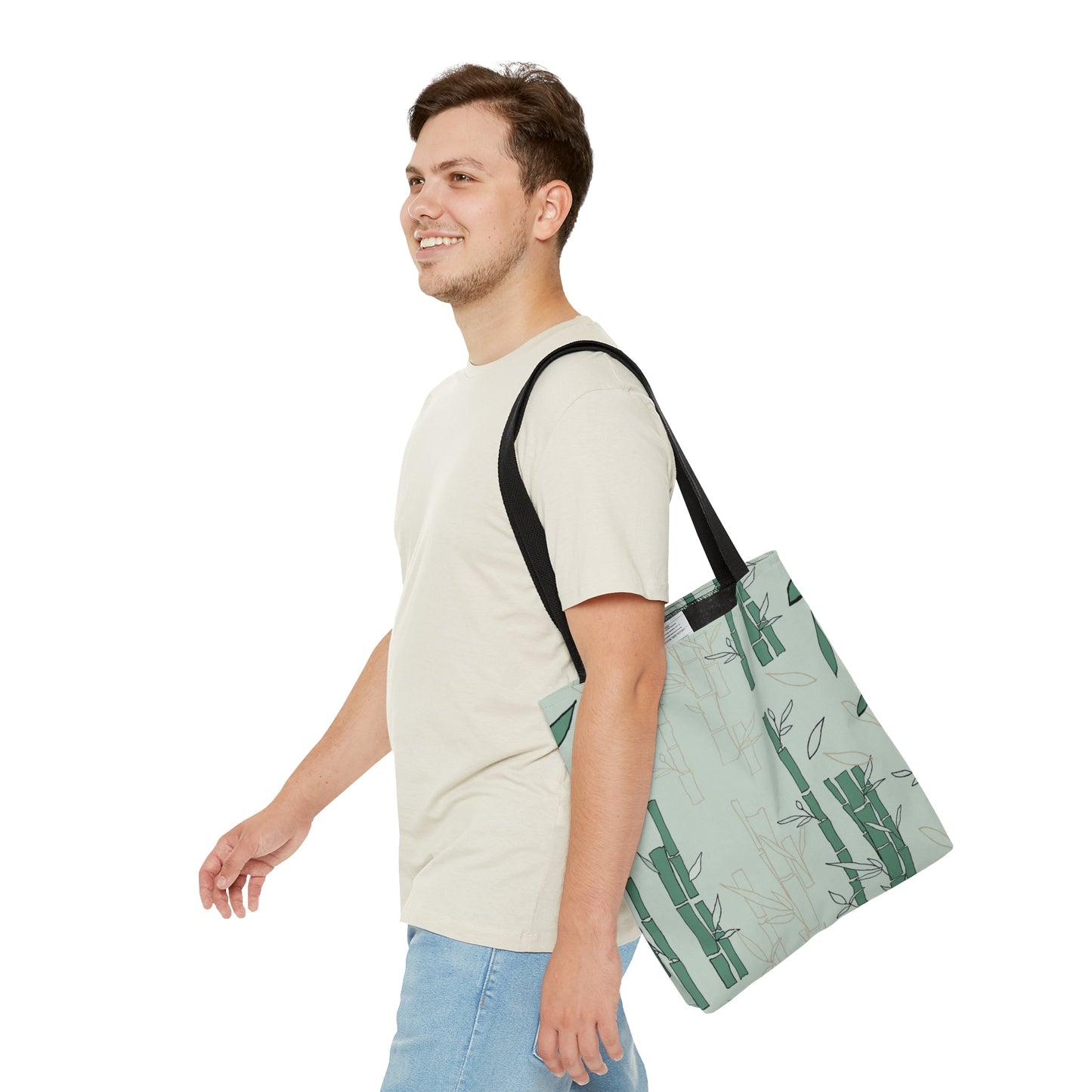 Bamboo Sage Tote Bag - Squirrellyartmama