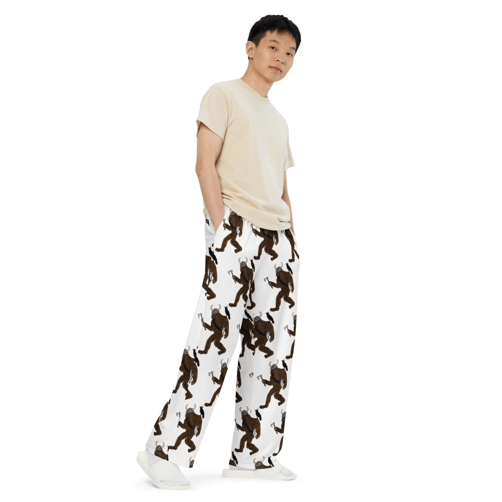 Big Foot Viking Pajama pants - Squirrellyartmama