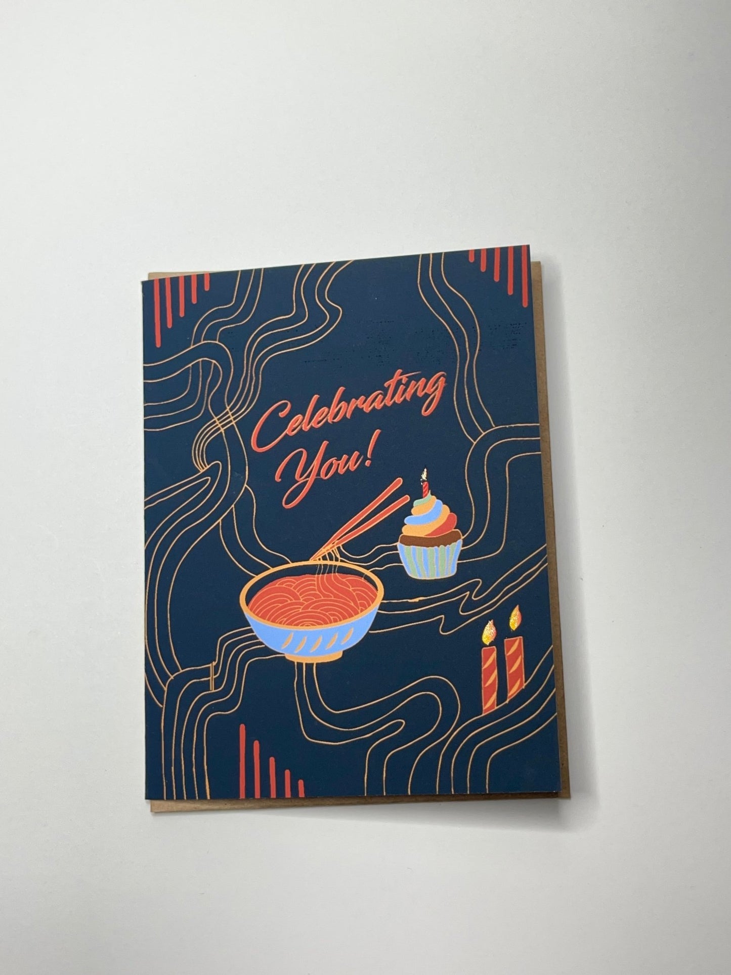 Birthday Card - Celebrate You! - Squirrellyartmama