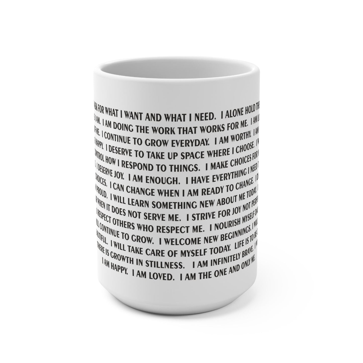 Empowering I Am Affirmation Mug, Motivational Coffee Cup, Positive Self - Love Gift, Personal Growth Mug, Daily Inspiration - Squirrellyartmama