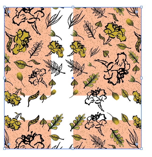 How to Fix Whitespace around Repeating Patterns in Adobe Illustrator - Color Crumbs Club