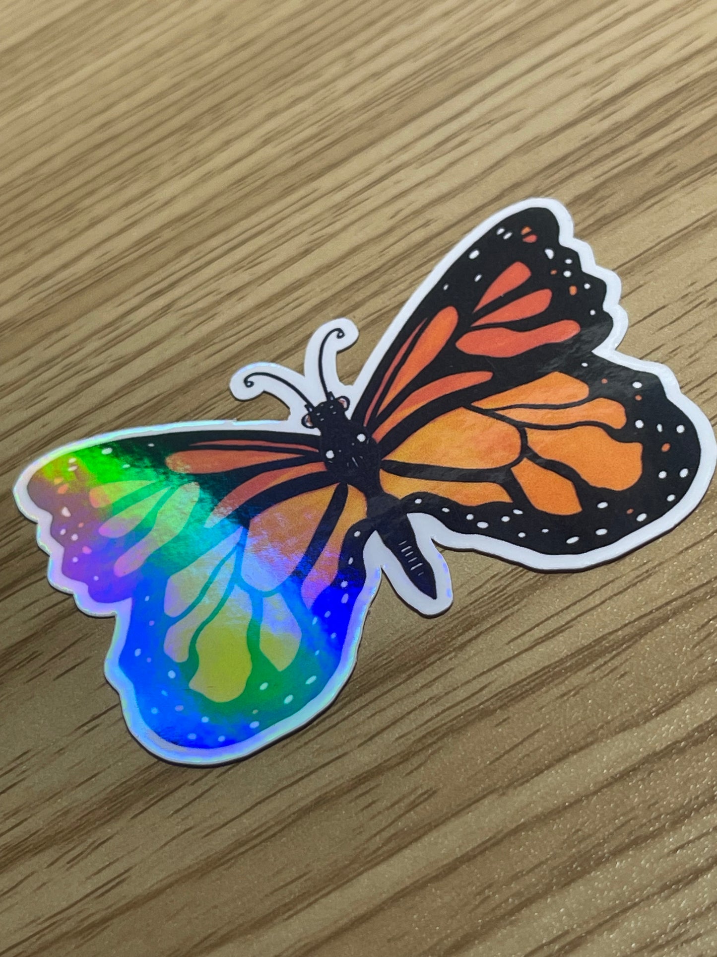 Monarch Butterfly Vinyl Sticker – Nature-Inspired Whimsy