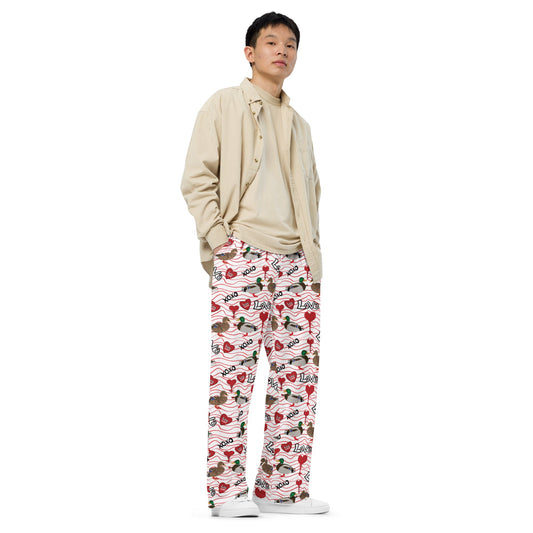 All - over print unisex wide - leg pants - Squirrellyartmama