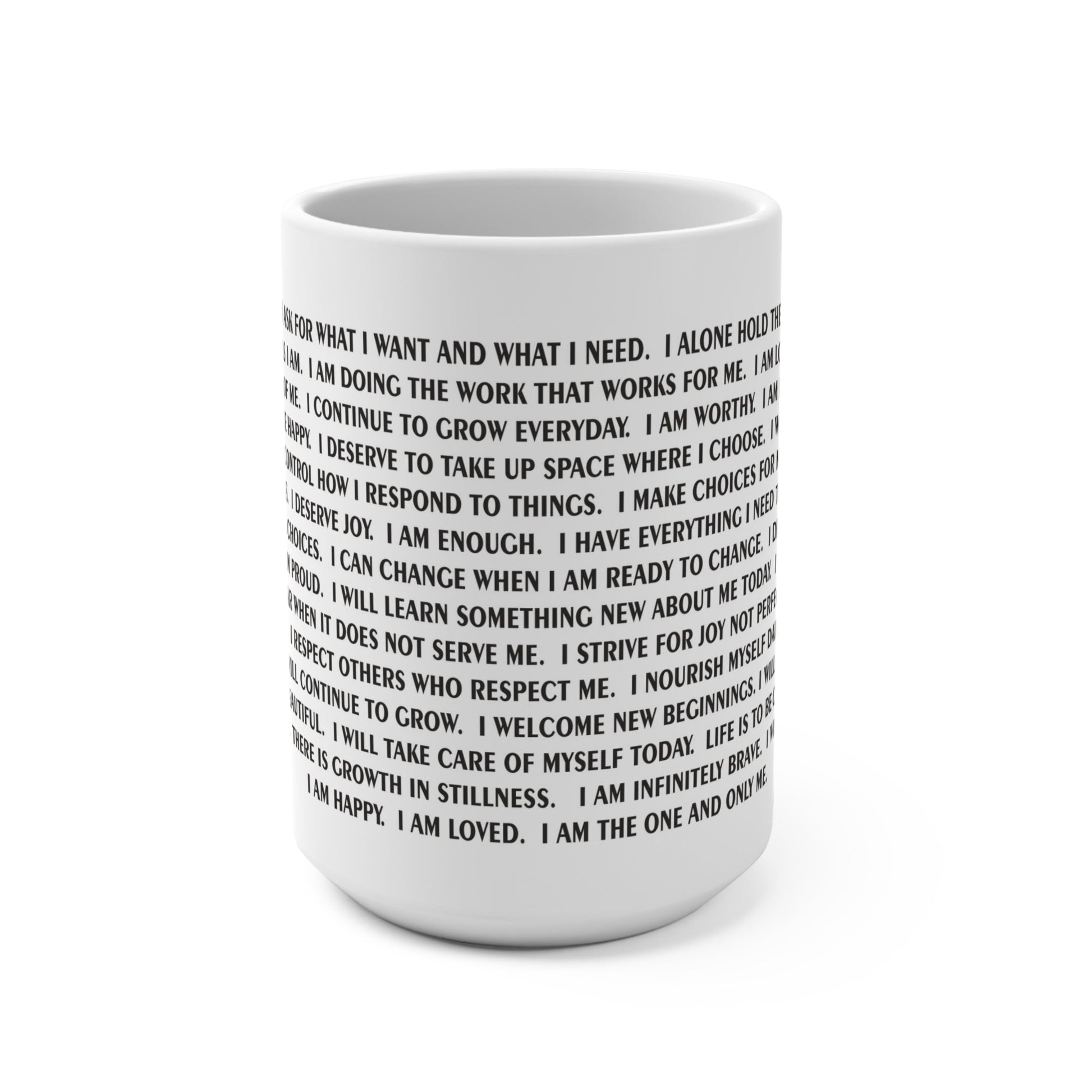 Empowering I Am Affirmation Mug, Motivational Coffee Cup, Positive Self - Love Gift, Personal Growth Mug, Daily Inspiration - Squirrellyartmama