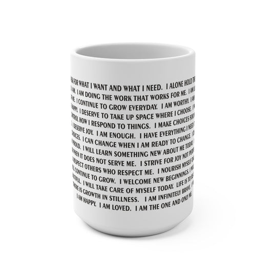 Empowering I Am Affirmation Mug, Motivational Coffee Cup, Positive Self - Love Gift, Personal Growth Mug, Daily Inspiration - Squirrellyartmama