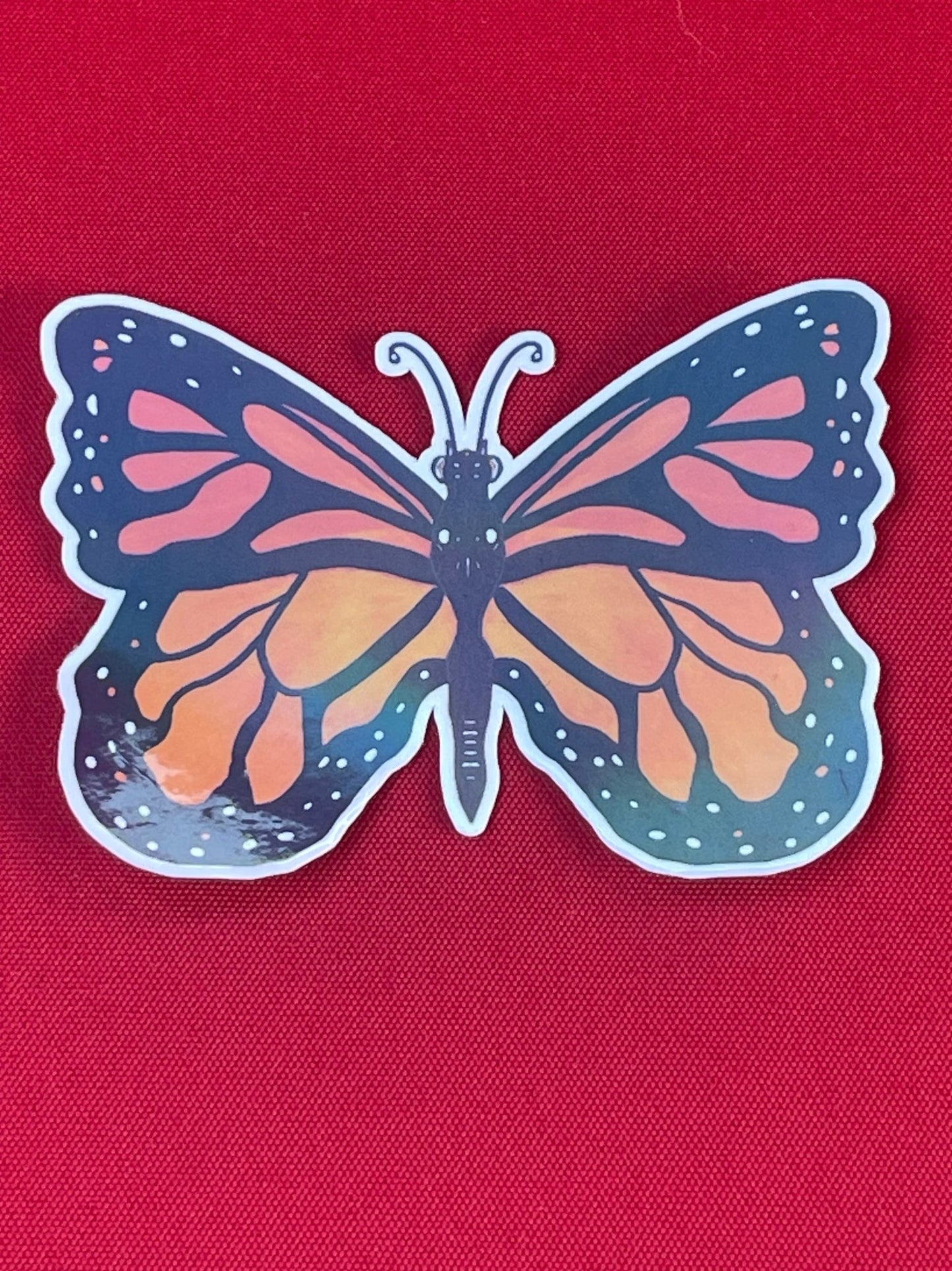 Monarch Butterfly Vinyl Sticker – Nature - Inspired Whimsy - Color Crumbs Club