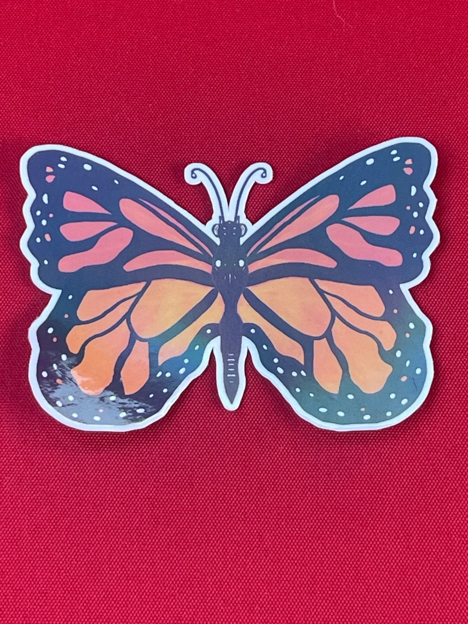 Monarch Butterfly Vinyl Sticker – Nature - Inspired Whimsy - Color Crumbs Club