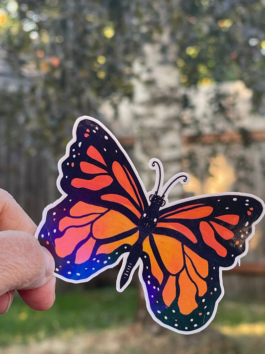 Monarch Butterfly Vinyl Sticker – Nature - Inspired Whimsy - Color Crumbs Club